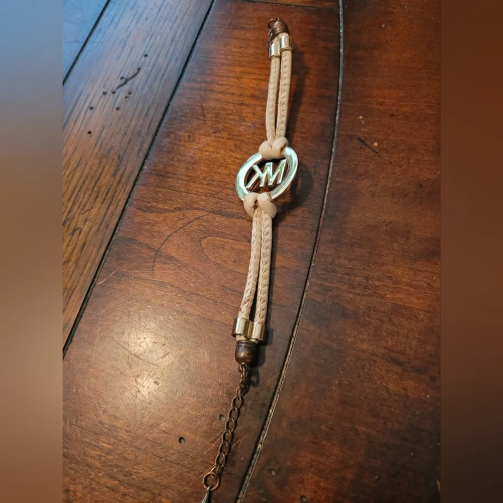 Michael Kors Gold and Cream Bracelet